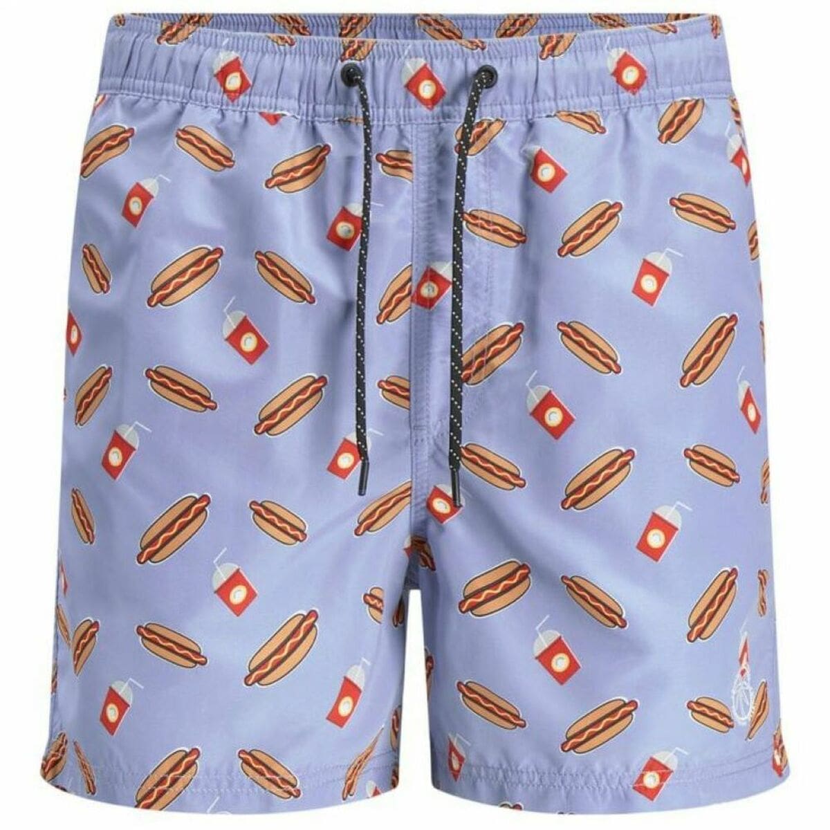 Men’s Bathing Costume Jack & Jones Celeste/XXL