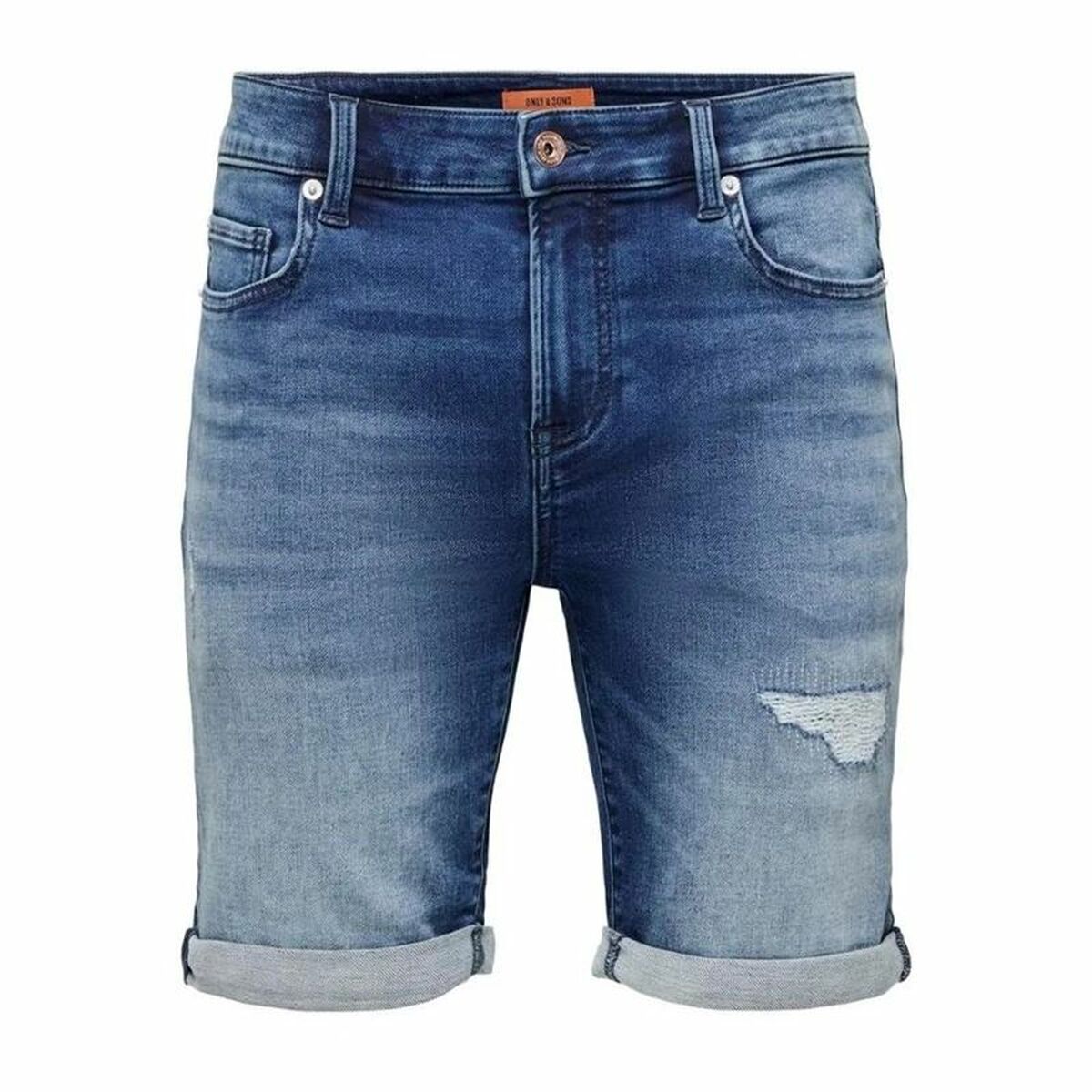 Men's Denim Shorts Only & Sons Onsply Dark Mid Blue Blue/M