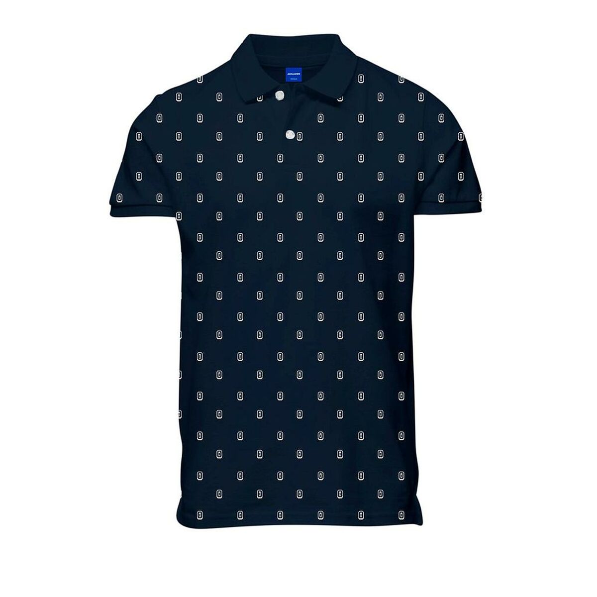 Men’s Short Sleeve Polo Shirt JORCOLLECT Jack & Jones  SS FST 12232663 Navy Blue/XXL