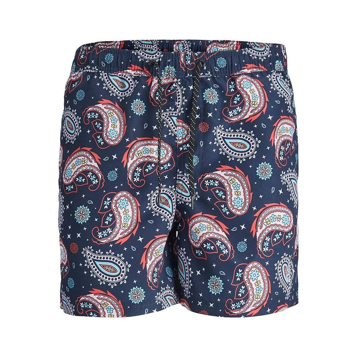 Children’s Bathing Costume Jack & Jones  PAISLEY 12234512 Navy Blue/XXL