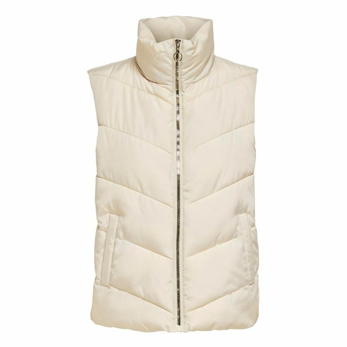 Women's Waistcoat Jack & Jones Jdyfinno Life Short Padd White/S