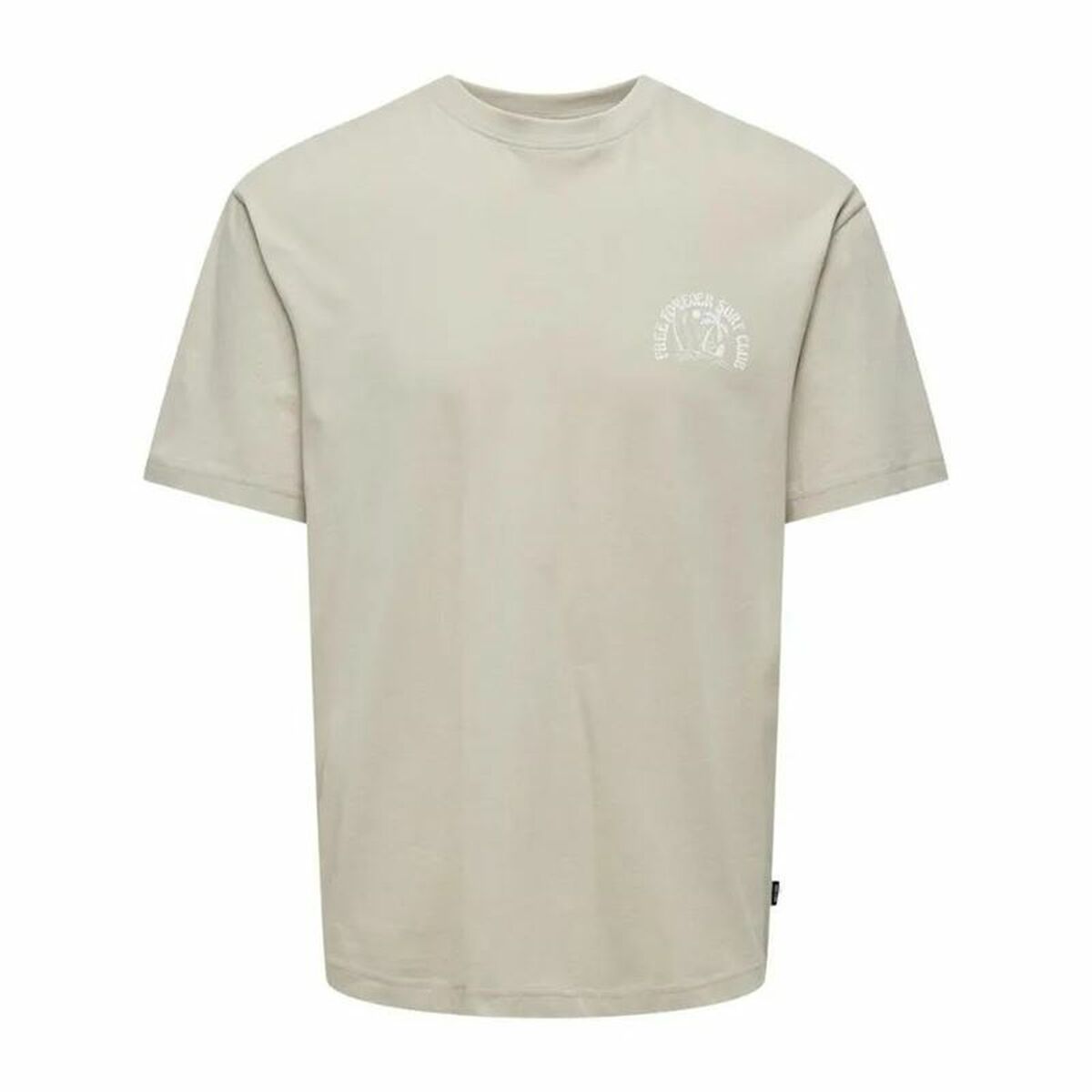 Men’s Short Sleeve T-Shirt Only & Sons Onskylan Rlx Icon Soft green/S