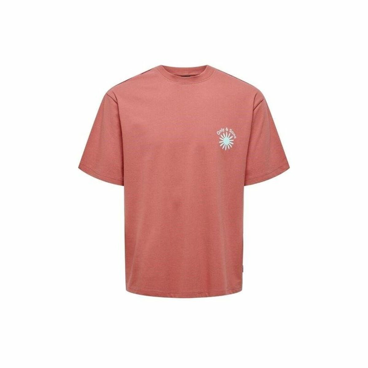 Men’s Short Sleeve T-Shirt Only & Sons Onskasen Rlx Salmon/2XL