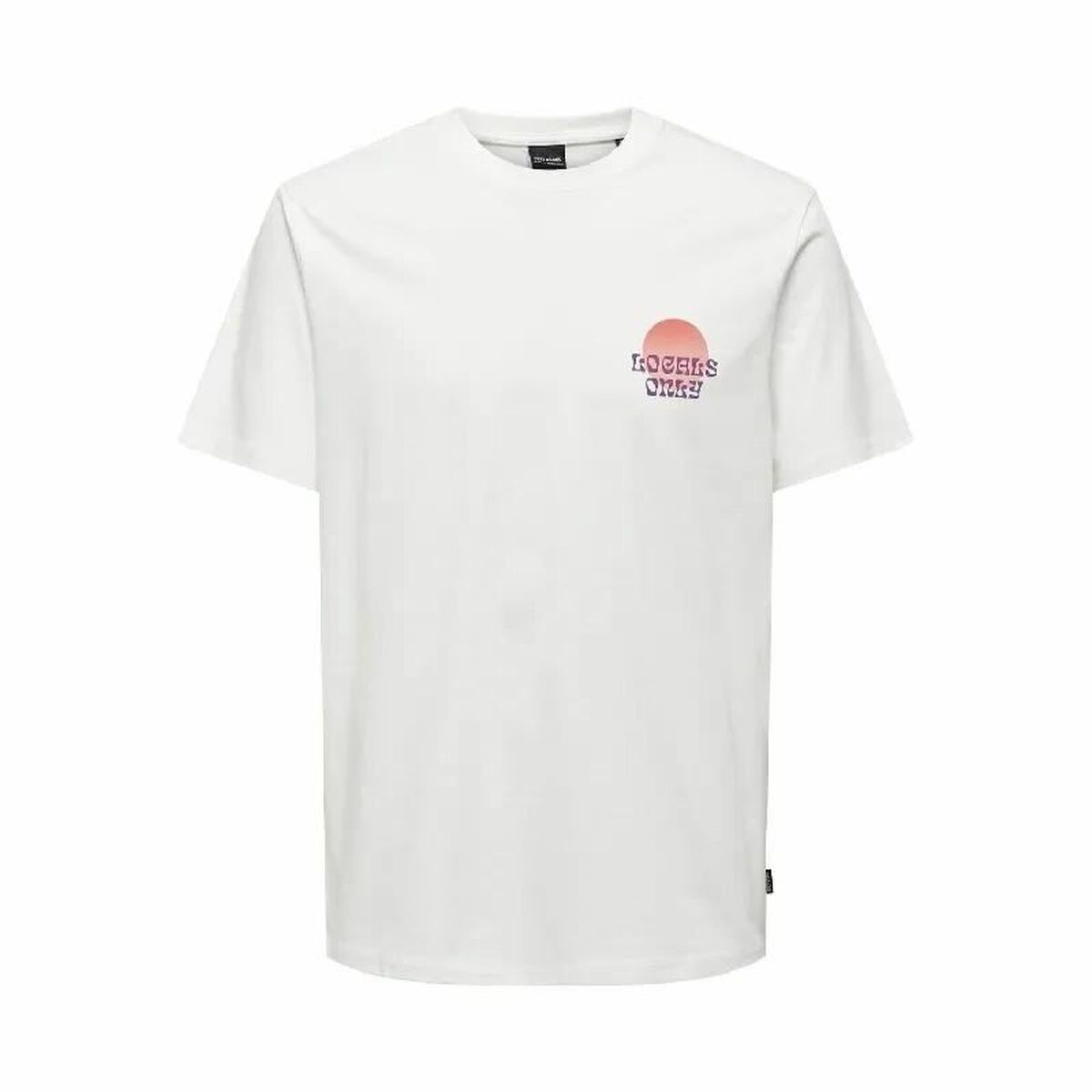 Men’s Short Sleeve T-Shirt Only & Sons Onskye Reg White/M