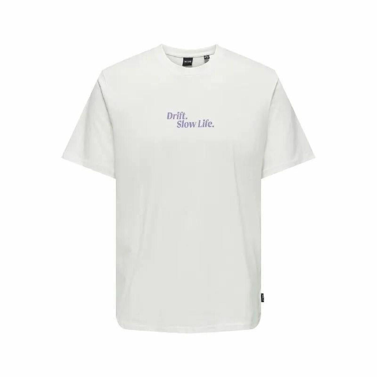 Men’s Short Sleeve T-Shirt Only & Sons Onskye Reg White/M