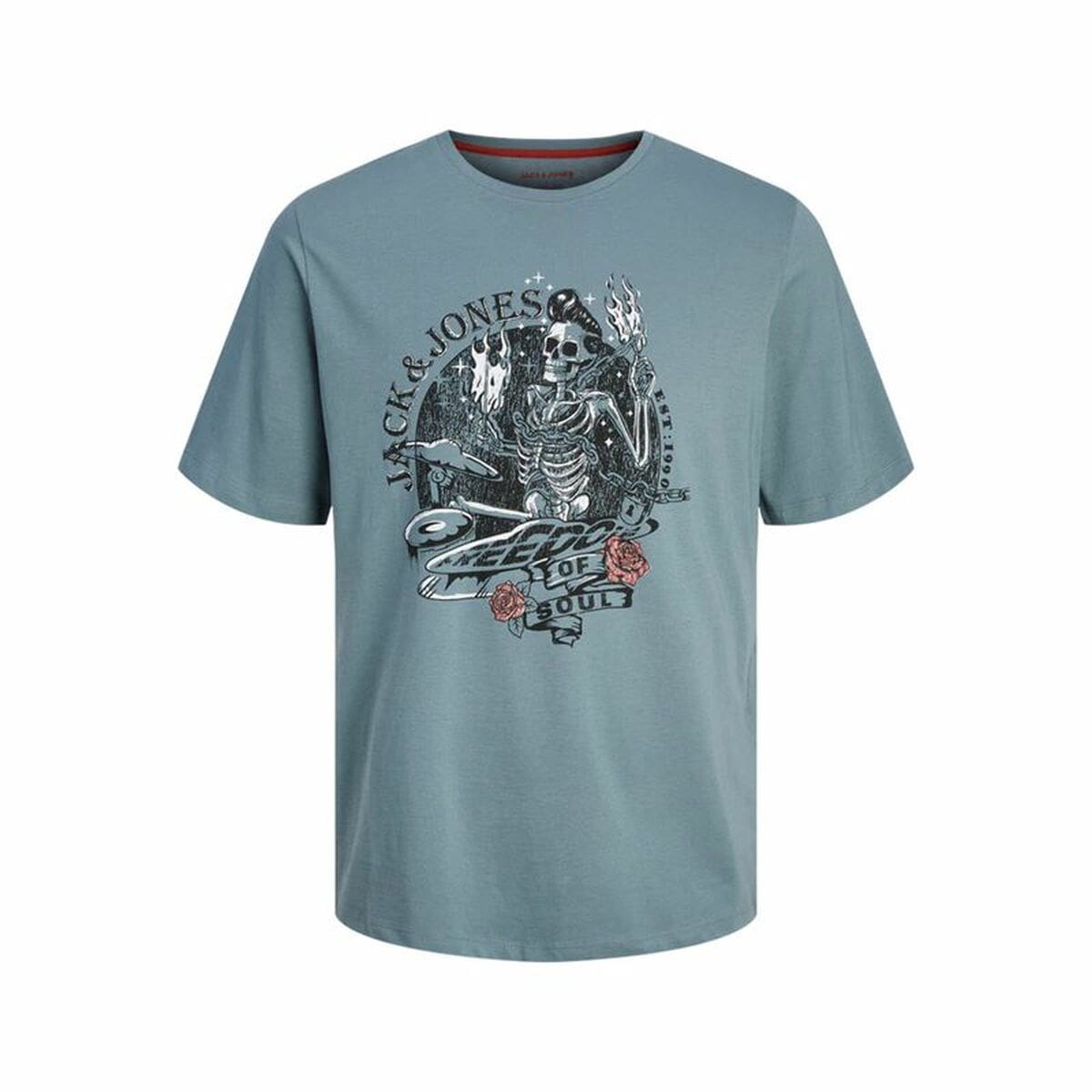 Men’s Short Sleeve T-Shirt Jack & Jones Blue/XXL