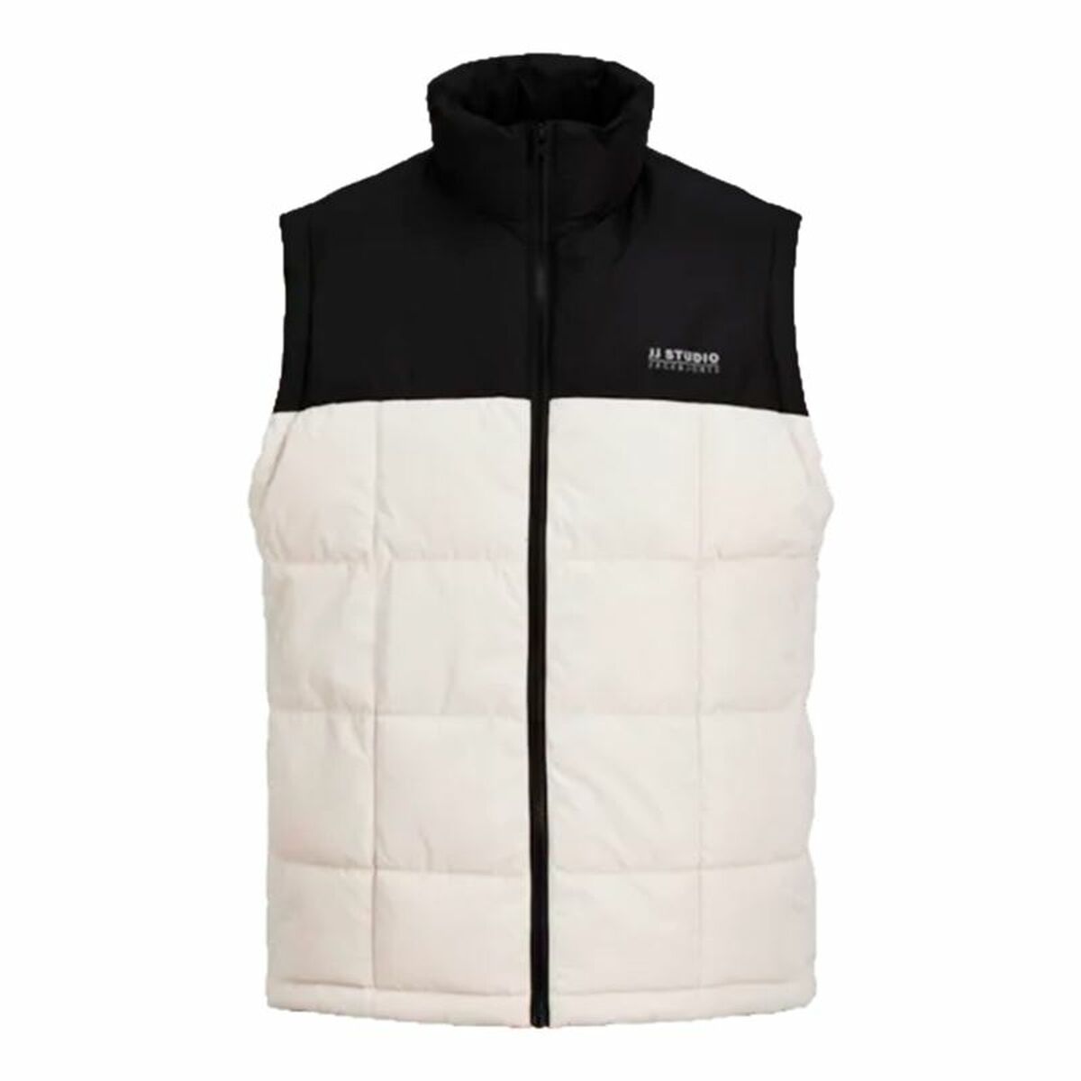 Men's Sports Gilet Jack & Jones Jjben Square Moonbeam Black/XL