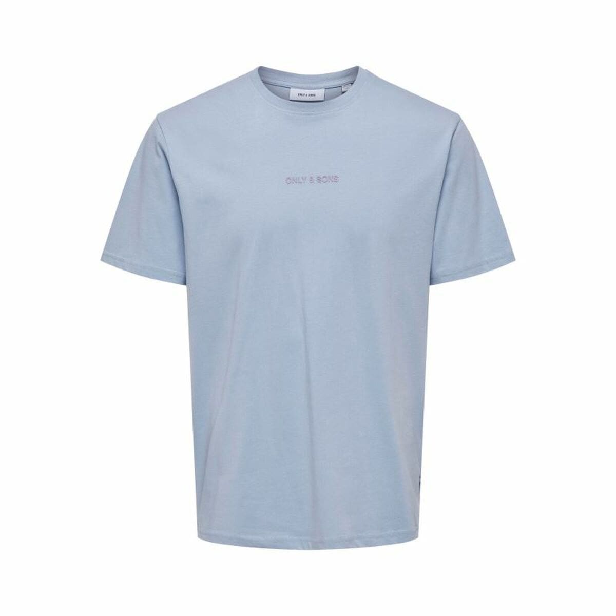 Men’s Short Sleeve T-Shirt Only & Sons Onslevi Life Reg Text Eventide Indigo/M