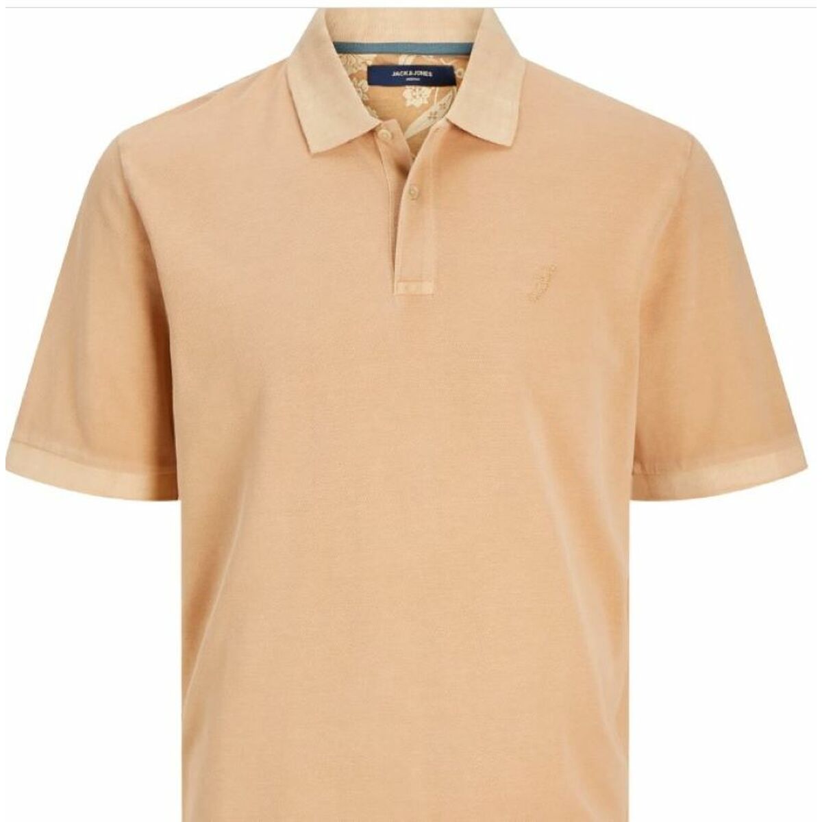 Men’s Short Sleeve Polo Shirt Jack & Jones JPRBLUWILLIAM  12257315  Beige/XL