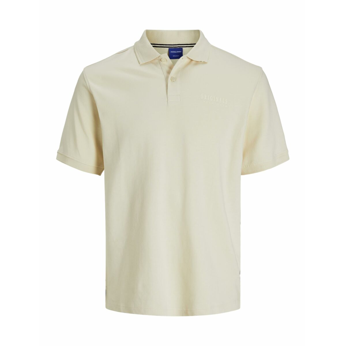 Men’s Short Sleeve Polo Shirt Jack & Jones JORFREDERIKSBERG Beige/XL