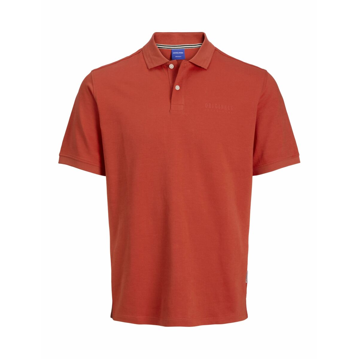 Men’s Short Sleeve Polo Shirt Jack & Jones JORFREDERIKSBERG Orange/XL