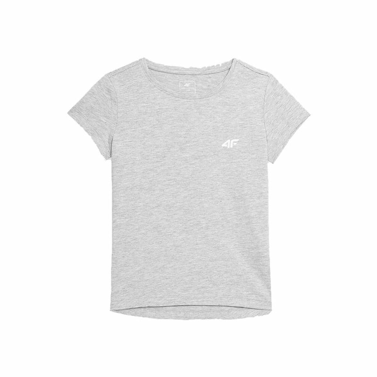 Child's Short Sleeve T-Shirt 4F JTSD001  Grey/8-9 Years