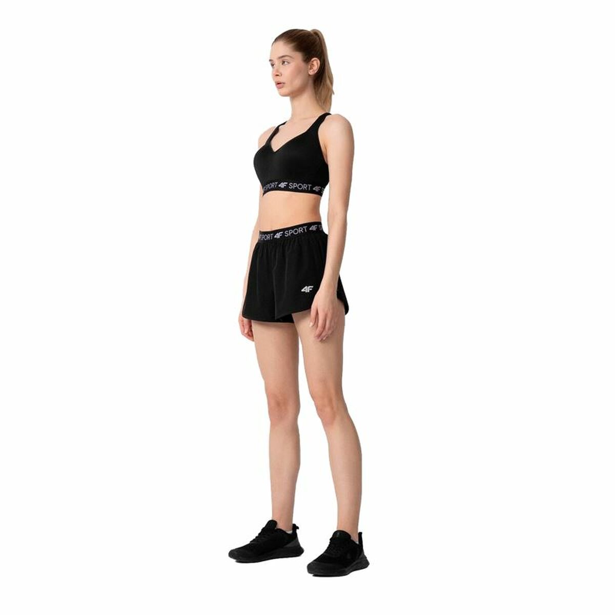 Sports Shorts for Women 4F Quick-Drying Black/M