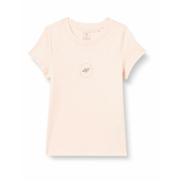 Child's Short Sleeve T-Shirt 4F F0817 Cream