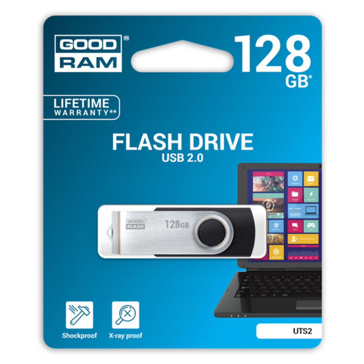 Pendrive GoodRam UTS2 USB 2.0 Black/64 GB