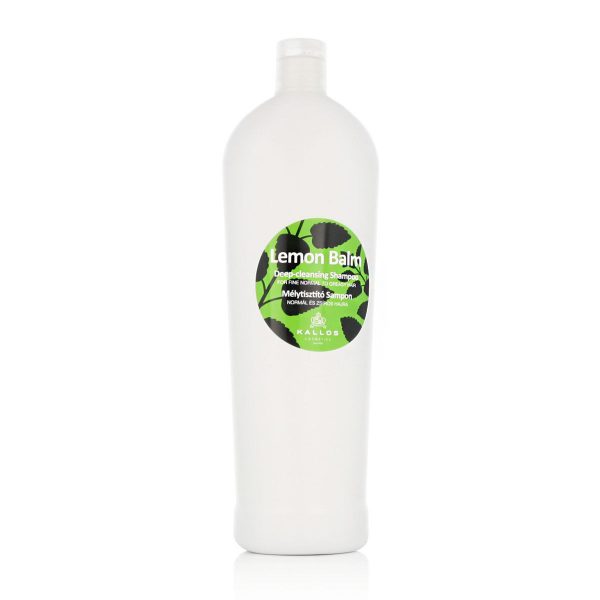 Deep Cleaning Shampoo Kallos Cosmetics Lemon Balm 1 L Lemon
