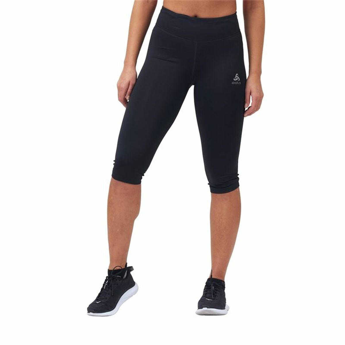 Women's Cropped Sports Pants Odlo 3/4 Essential Black/L