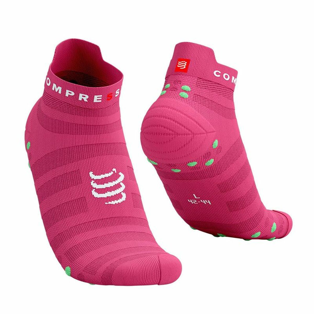 Sports Socks Compressport Pro Racing Dark pink/45-48