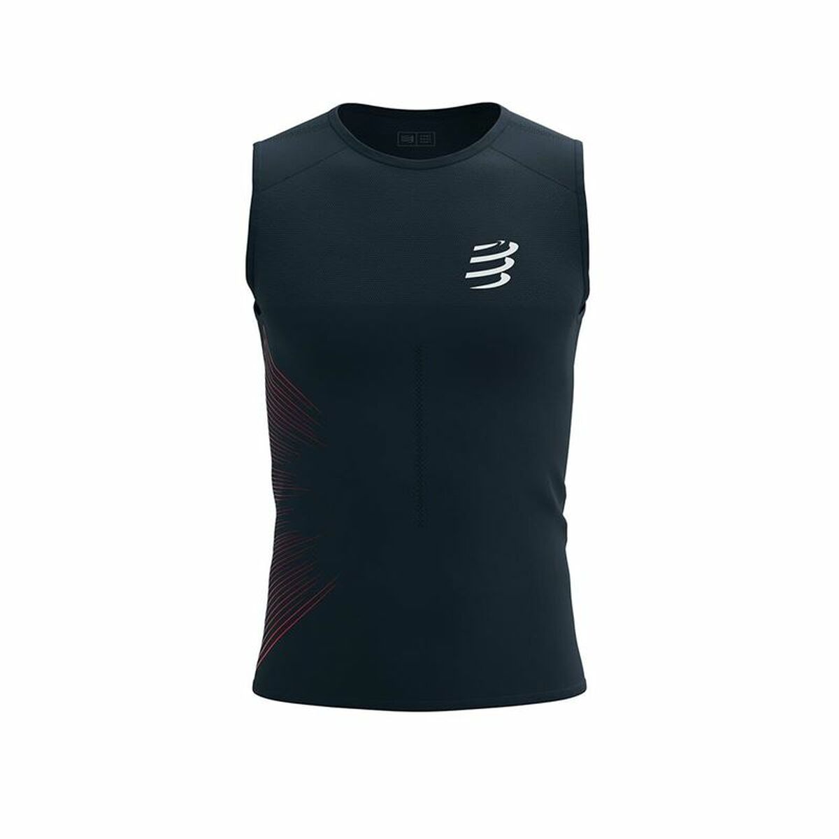 Men's Sleeveless T-shirt Compressport Performance Black/L