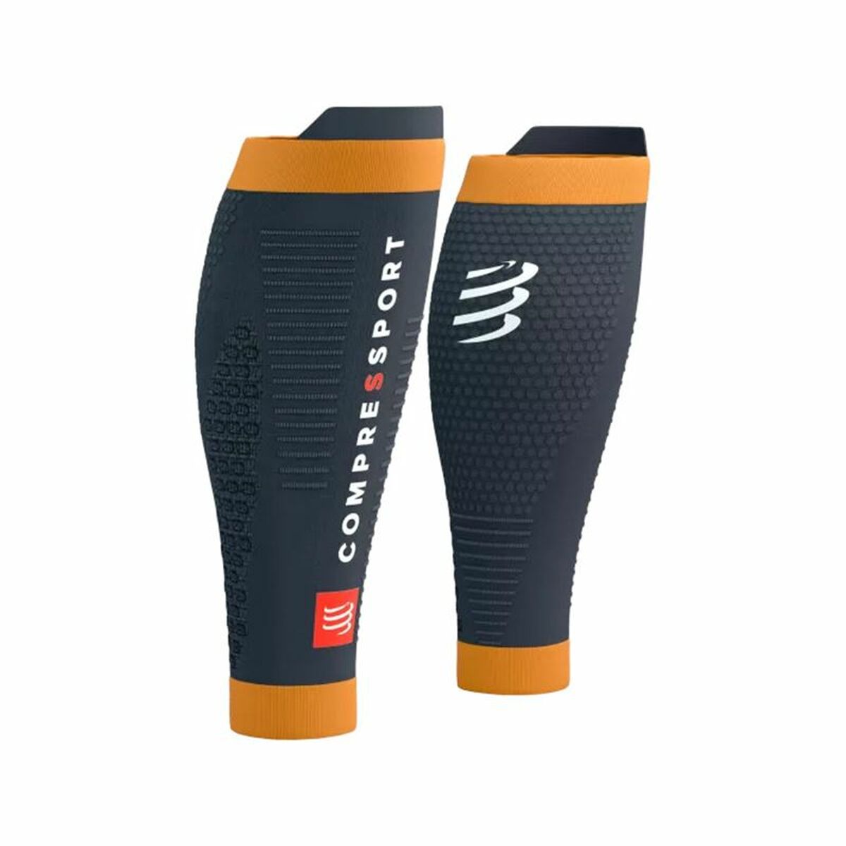 Sports Compression Calf Sleeves Compressport R2 3.0 Black/XL