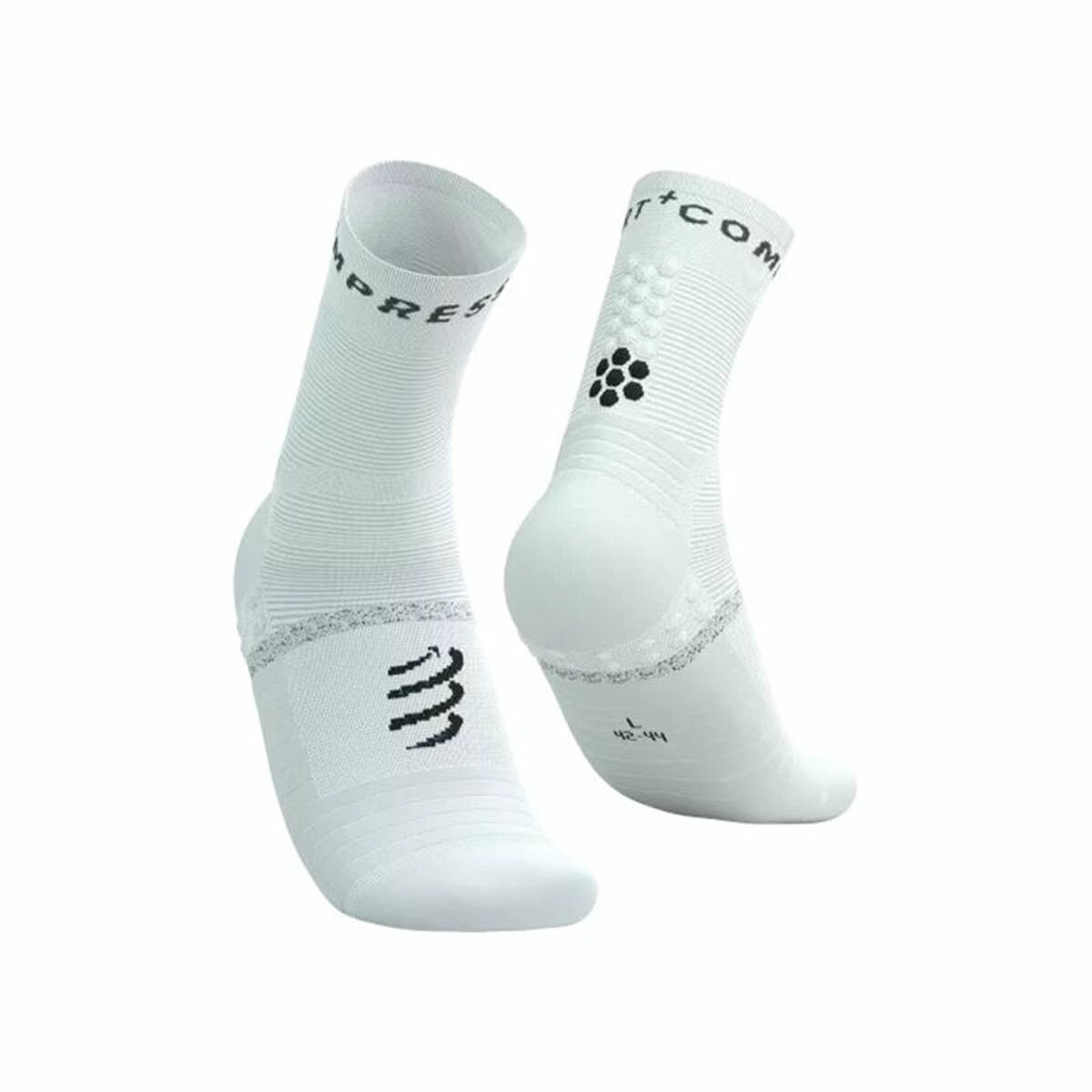 Sports Socks Compressport Pro Marathon White/35-38