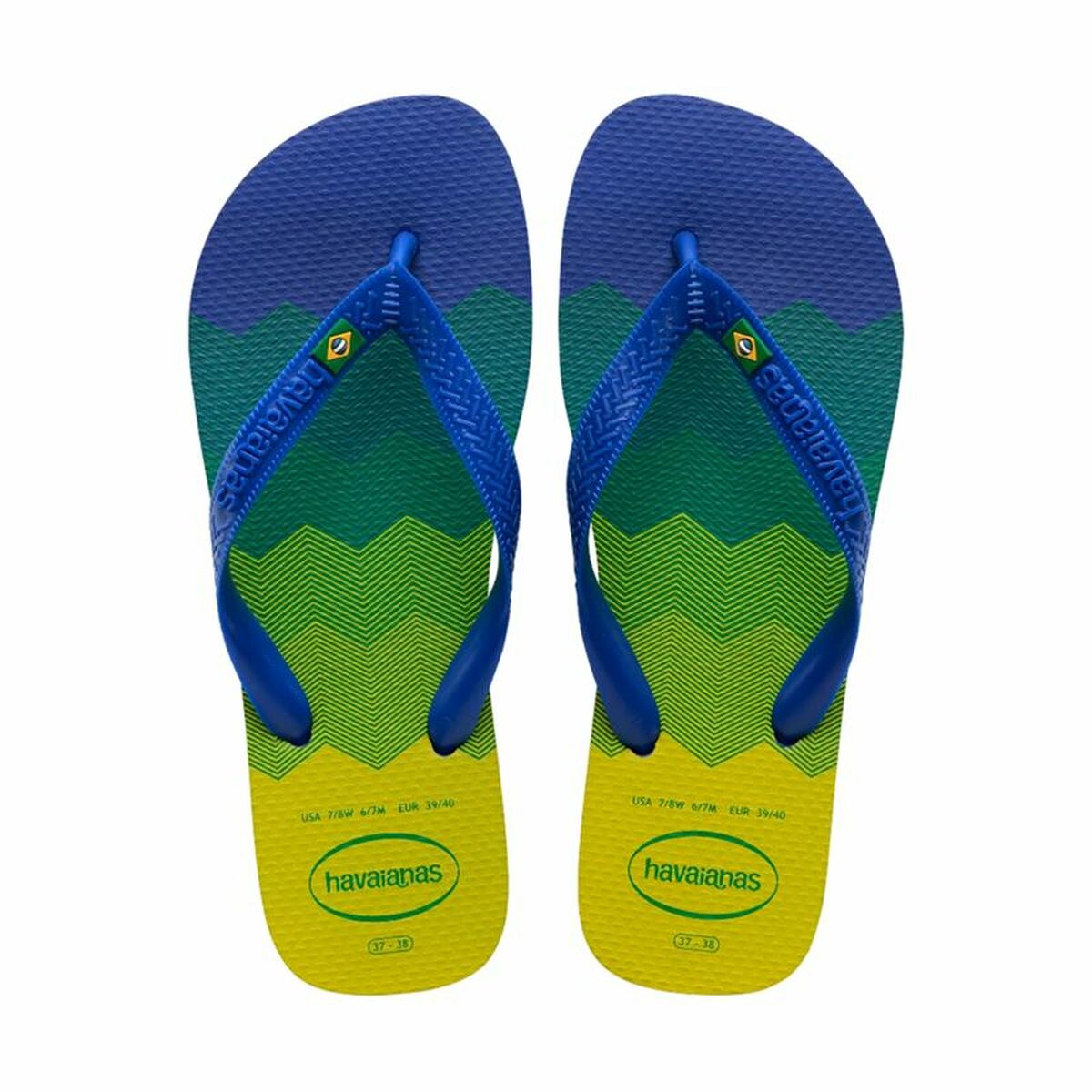 Women's Flip Flops Havaianas Brasil Fresh Blue/46-47