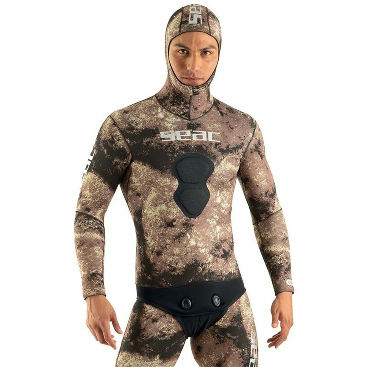 Jacket Seac  Gannet 5 mm Brown/XL