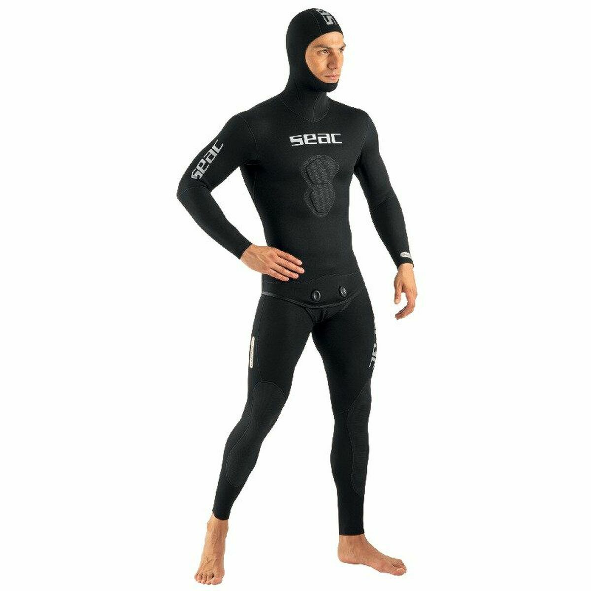 Neoprene Seac Shark 5 mm Black/XL