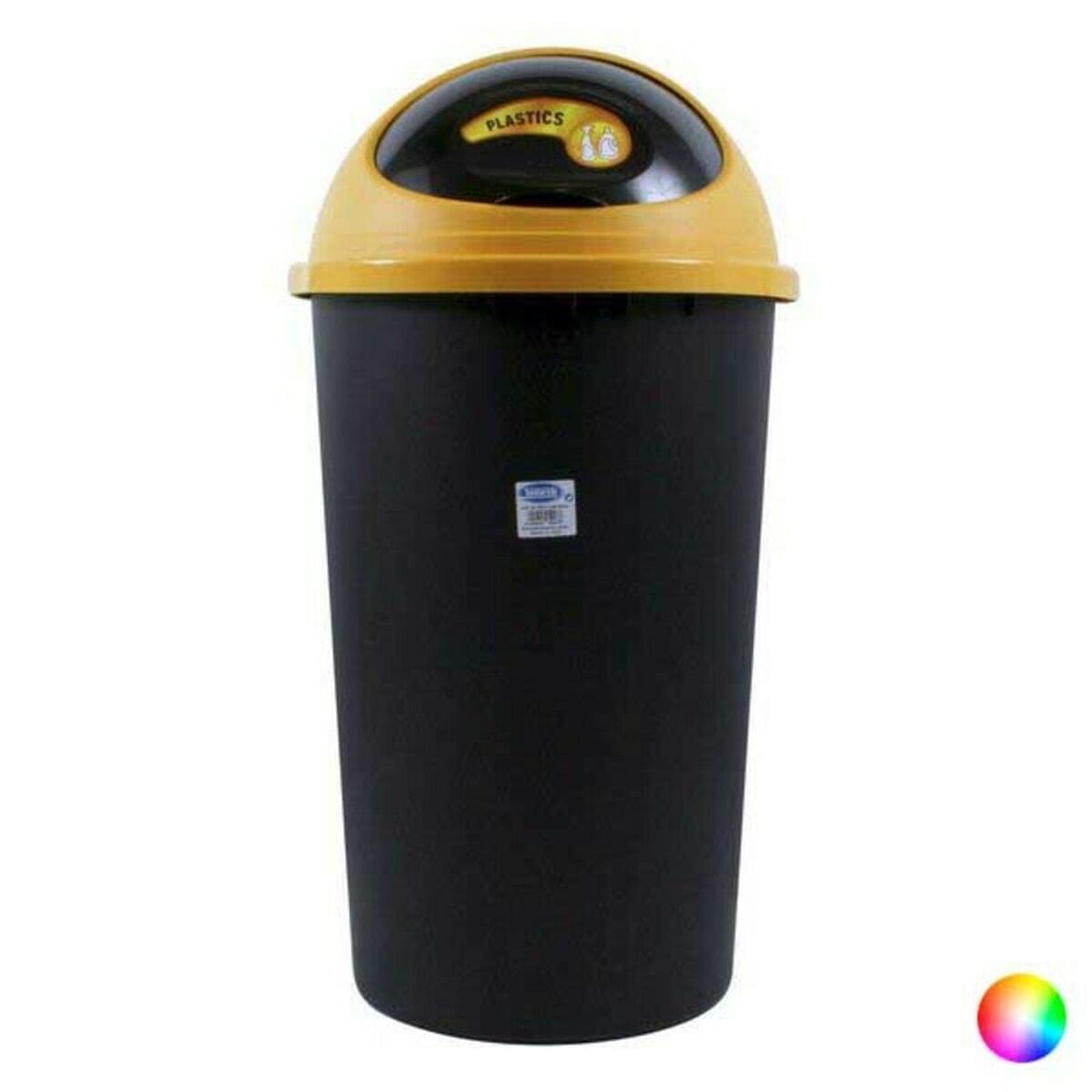 Rubbish Bin Big Hoop Tontarelli 45 L/Yellow
