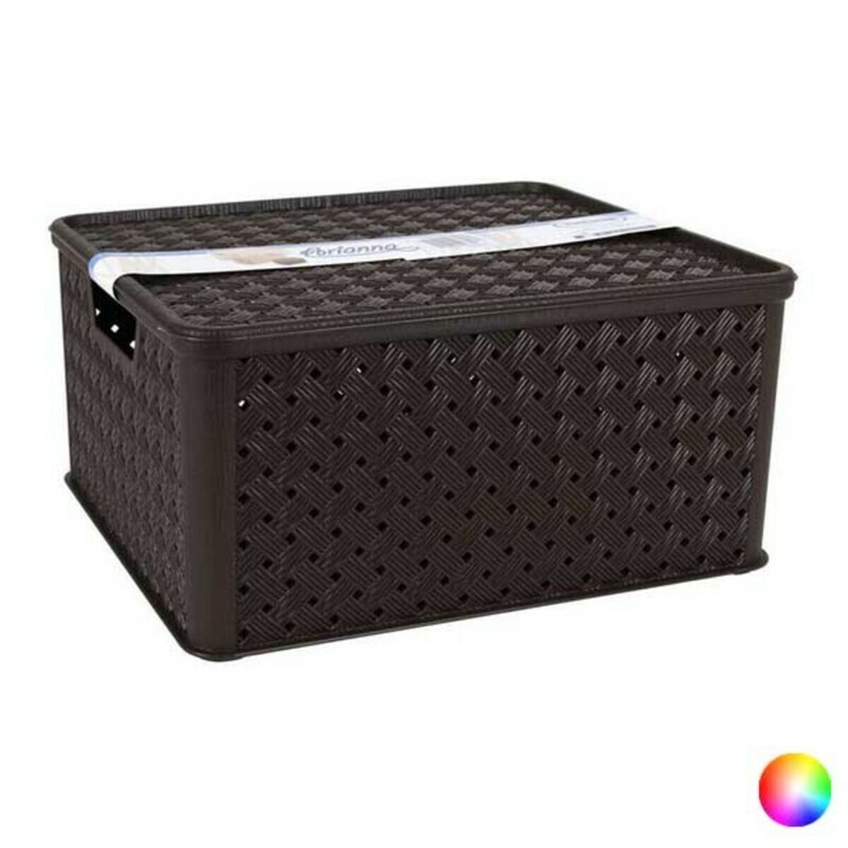 Storage Box with Lid Tontarelli 13 L 33 x 29 x 16 cm/White
