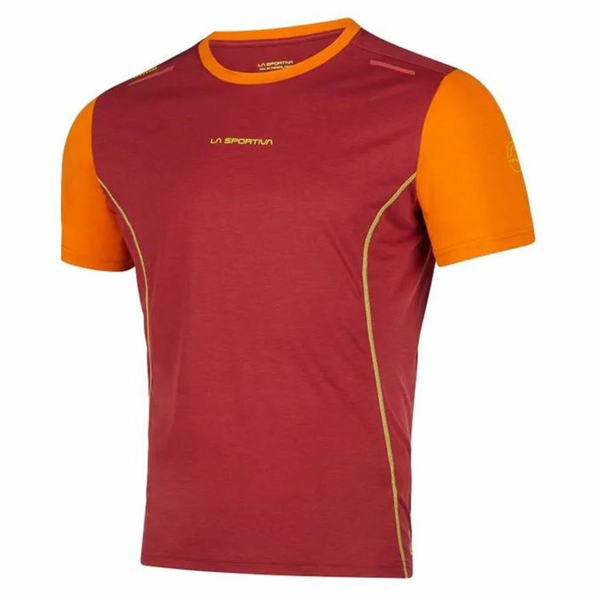 Short-sleeve Sports T-shirt La Sportiva Tracer Brown/S