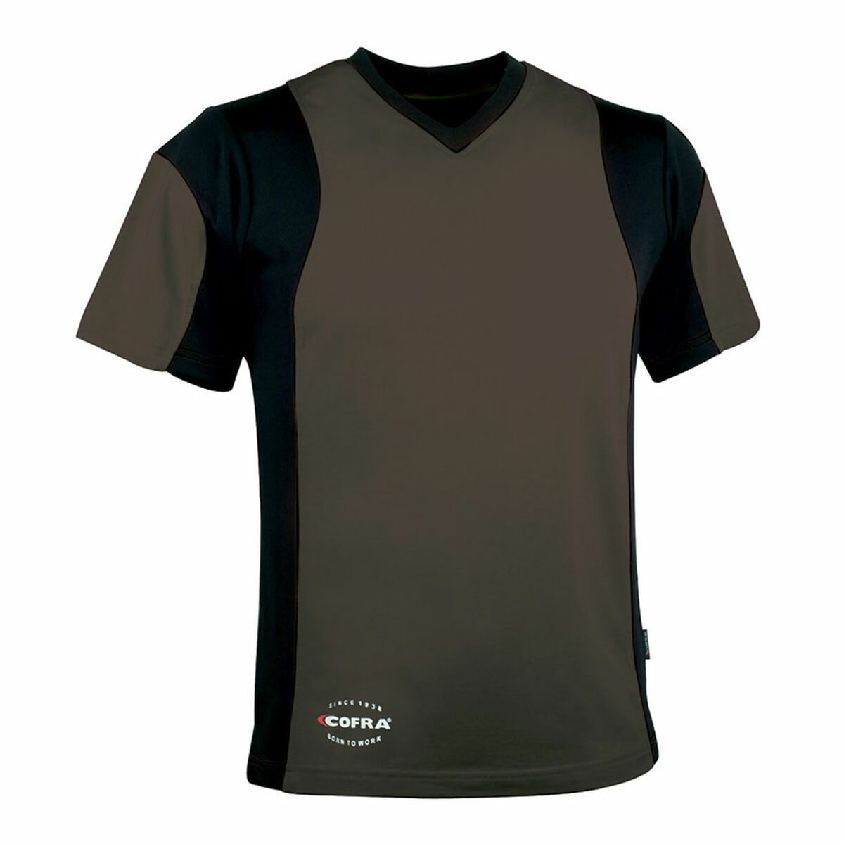 Unisex Short Sleeve T-Shirt Cofra Java Brown/XL