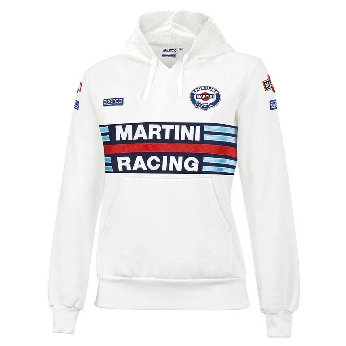 Women’s Hoodie Sparco Martini Racing White/L