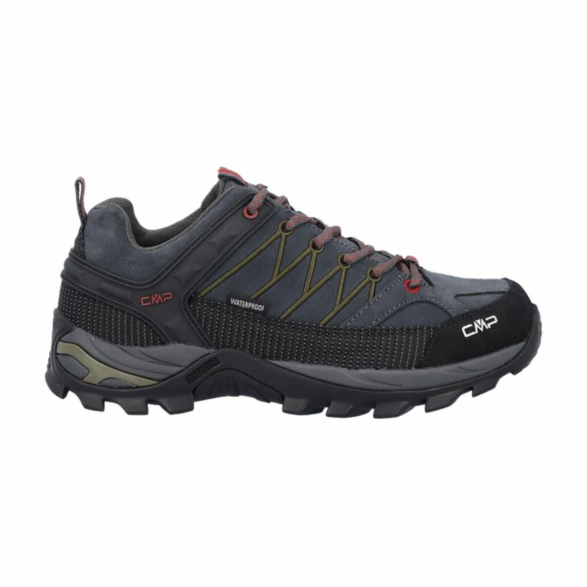 Men's Trainers Campagnolo Rigel Low Trekking Shoes Wp Black Grey/41