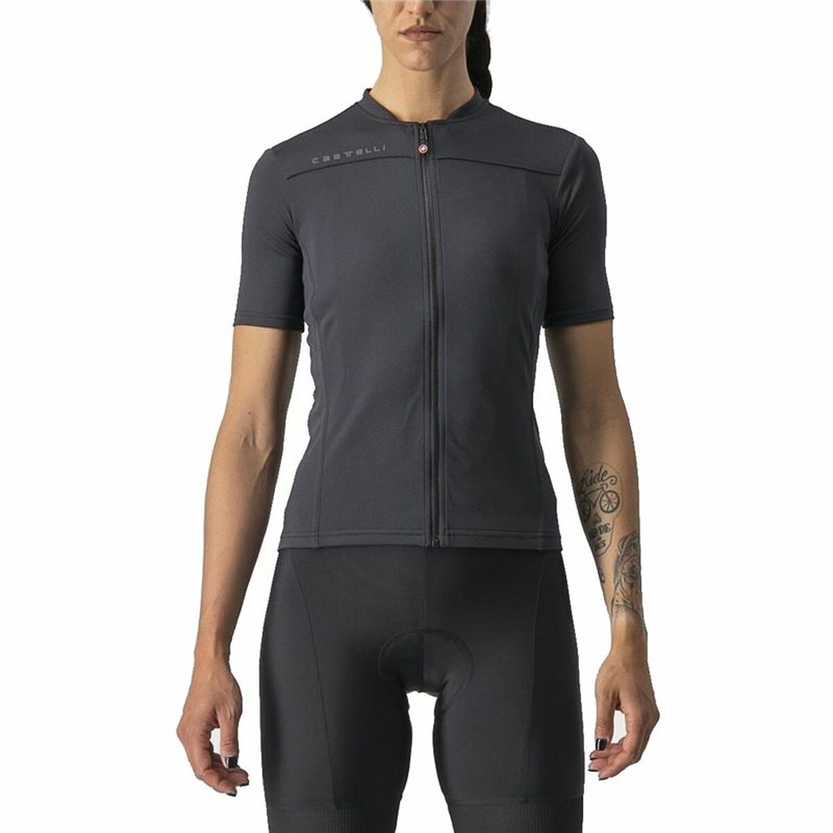 Cycling jersey Castelli Anima 3 Black/XS