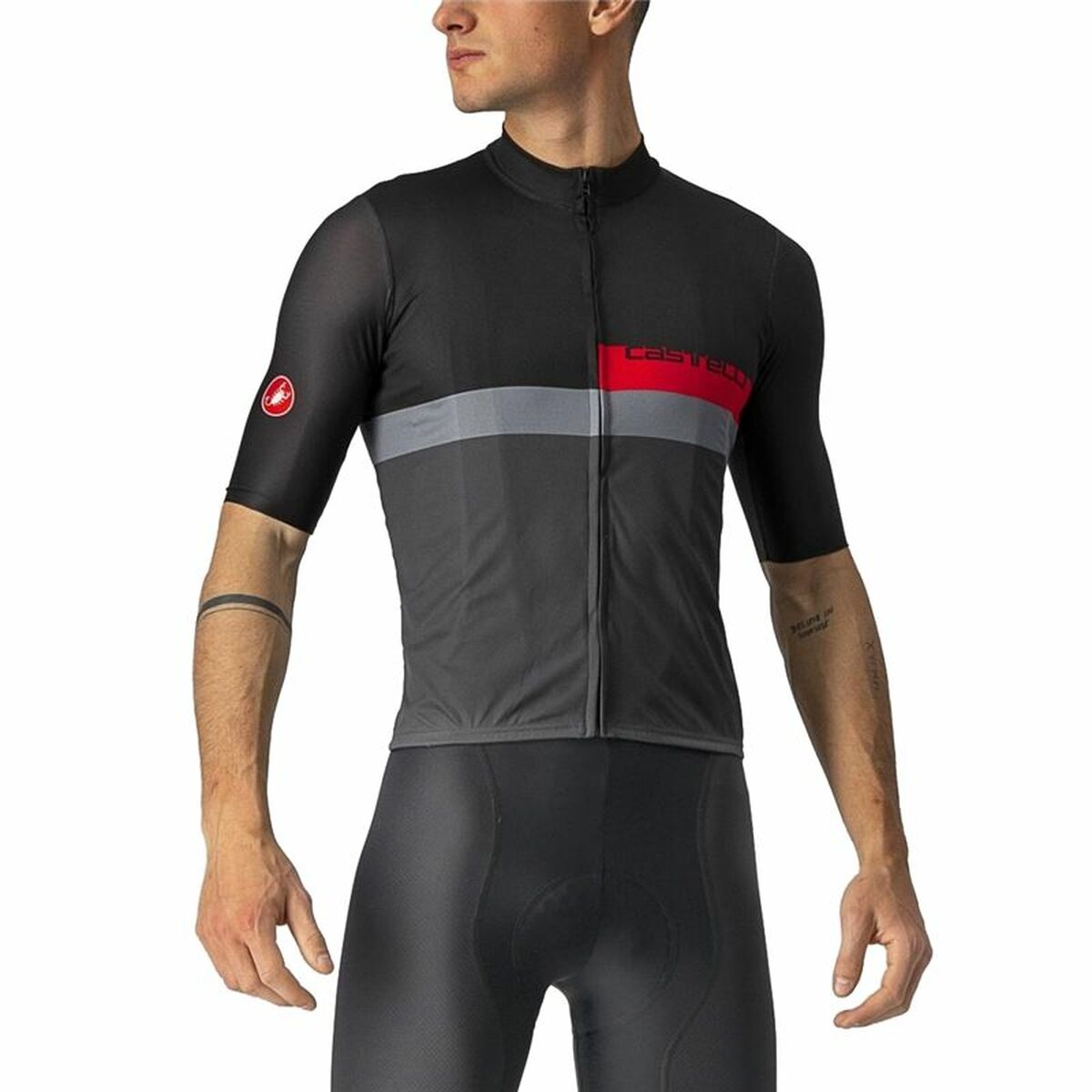 Cycling jersey Castelli A Blocco Black/S