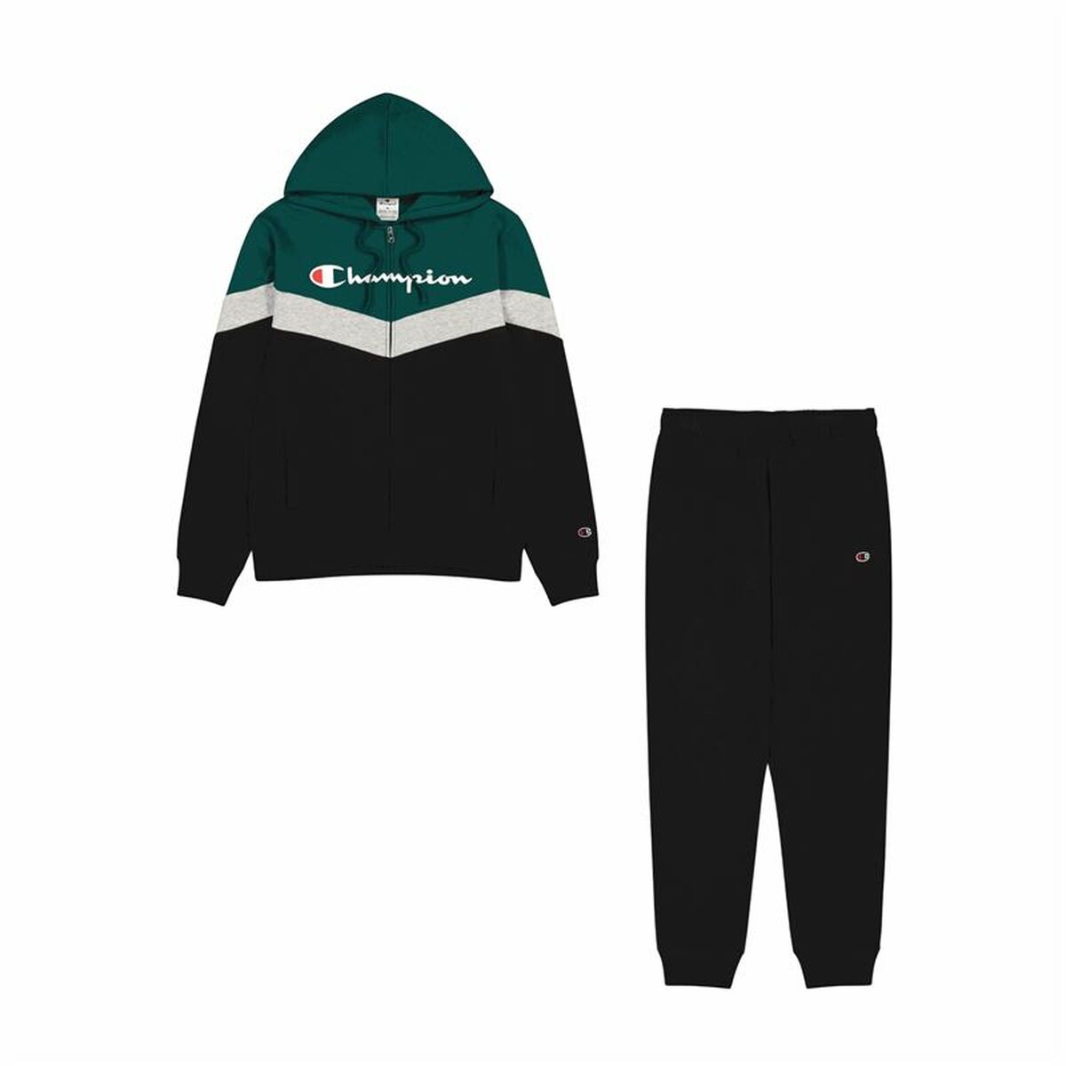 Tracksuit for Adults Champion Green Olive 2 Pieces/XL