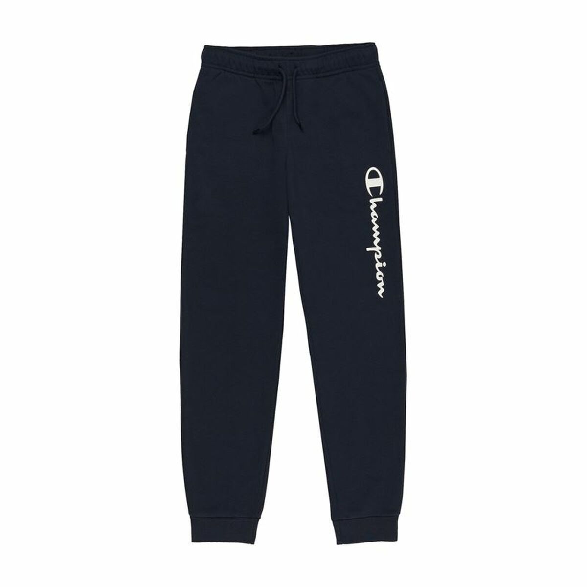 Children's Tracksuit Bottoms Champion Rib Cuff Black Navy Blue/7-8 Years