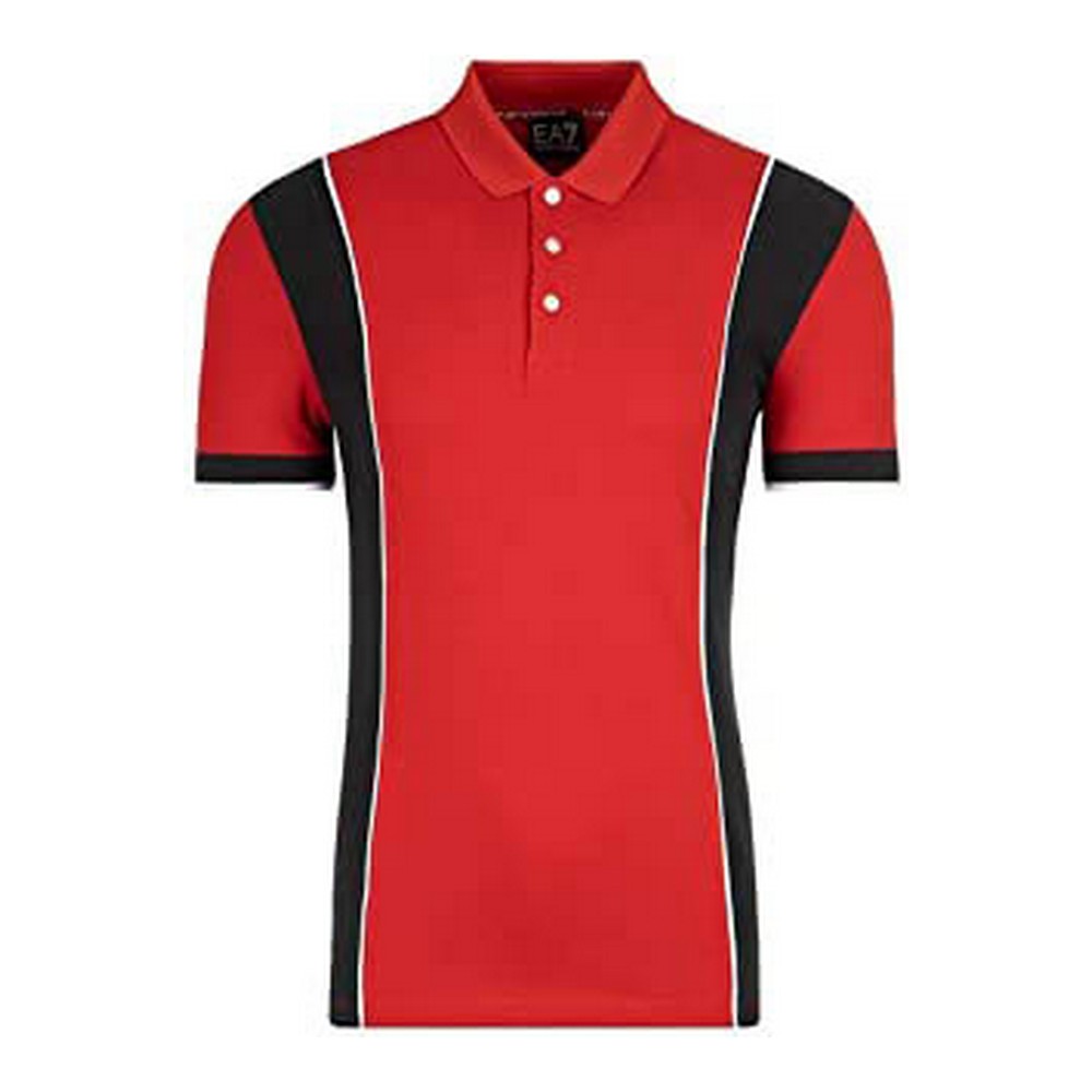 Men’s Short Sleeve Polo Shirt Armani Jeans C1450 Red/L