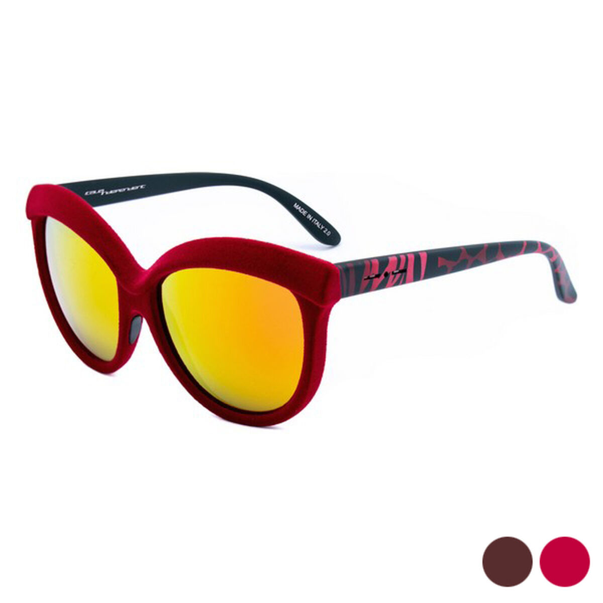 Ladies'Sunglasses Italia Independent (ø 58 mm) (Mineral) (ø 58 mm)/Red