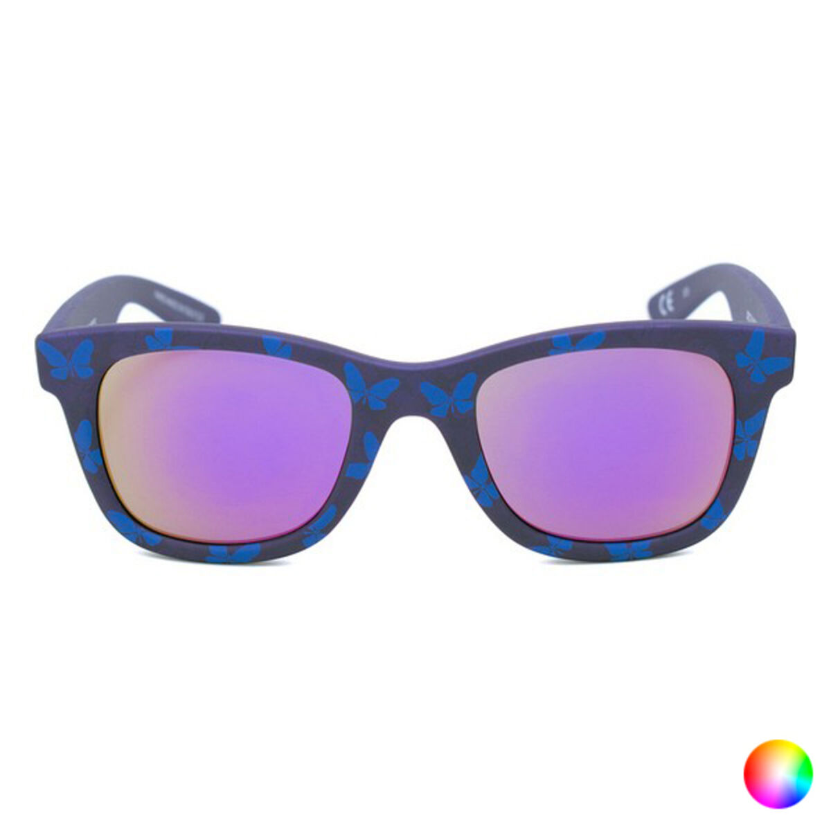 Ladies' Sunglasses Italia Independent 0090T-FLW/Brown
