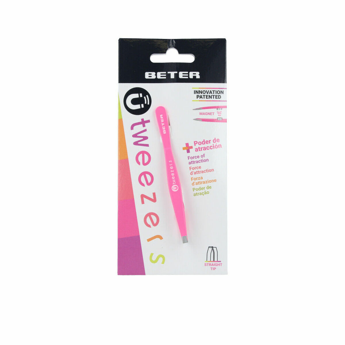 Tweezers for Plucking Beter Straight/Black