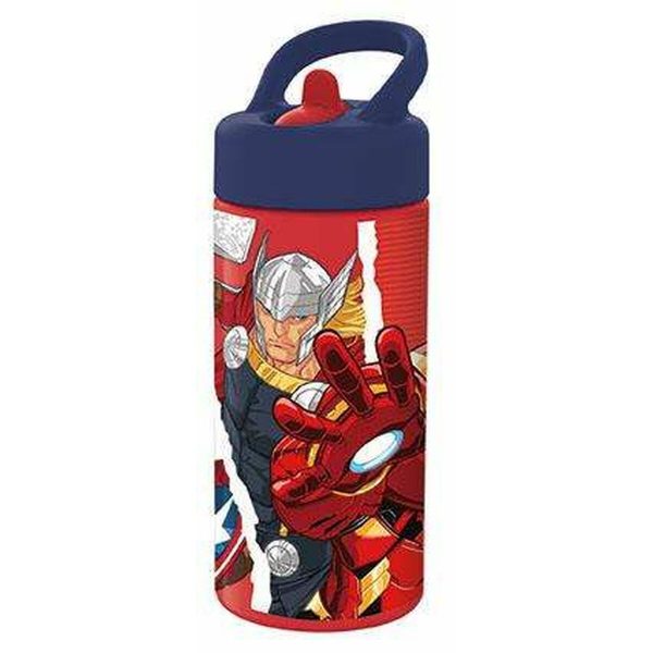 Water bottle The Avengers Silicone Plastic
