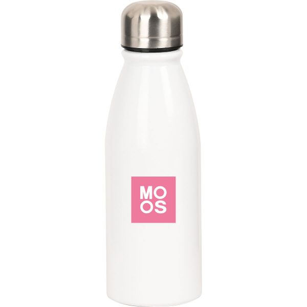 Water bottle Moos Passion Multicolour Polyester Metal Recycled 500 ml