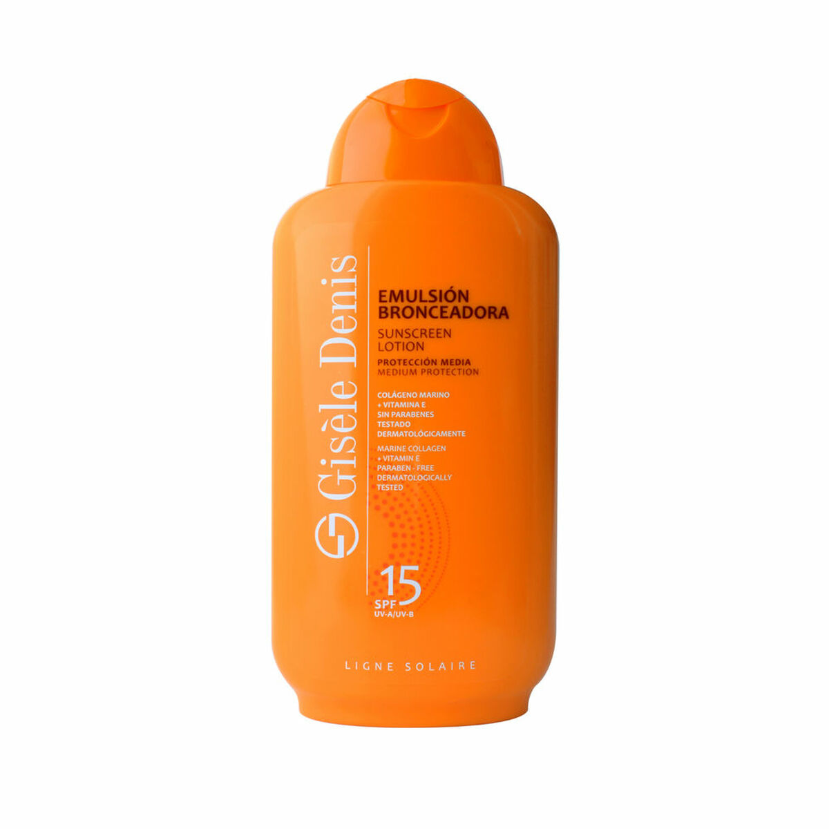 Sun Block Emulsión Bronceadora Gisèle Denis (400 ml)/Spf 30