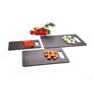 Cutting board Quid Renova Quarz Grey Plastic/37 x 24 x 0.8 cm