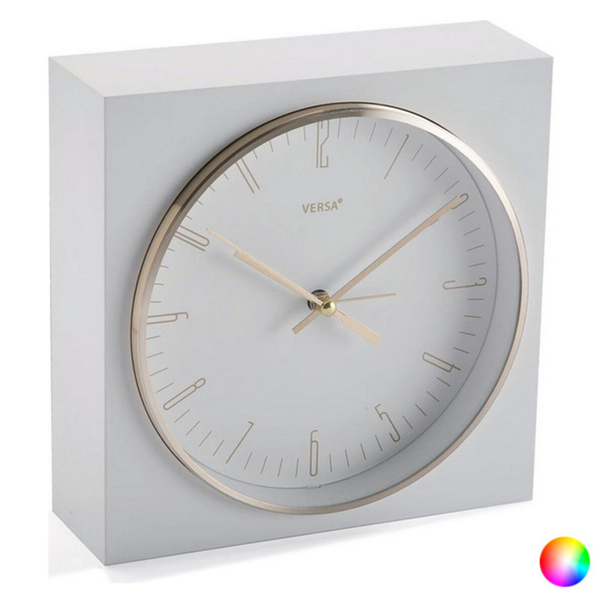 Alarm Clock Plastic (6,5 x 16,5 x 16,5 cm)/Grey