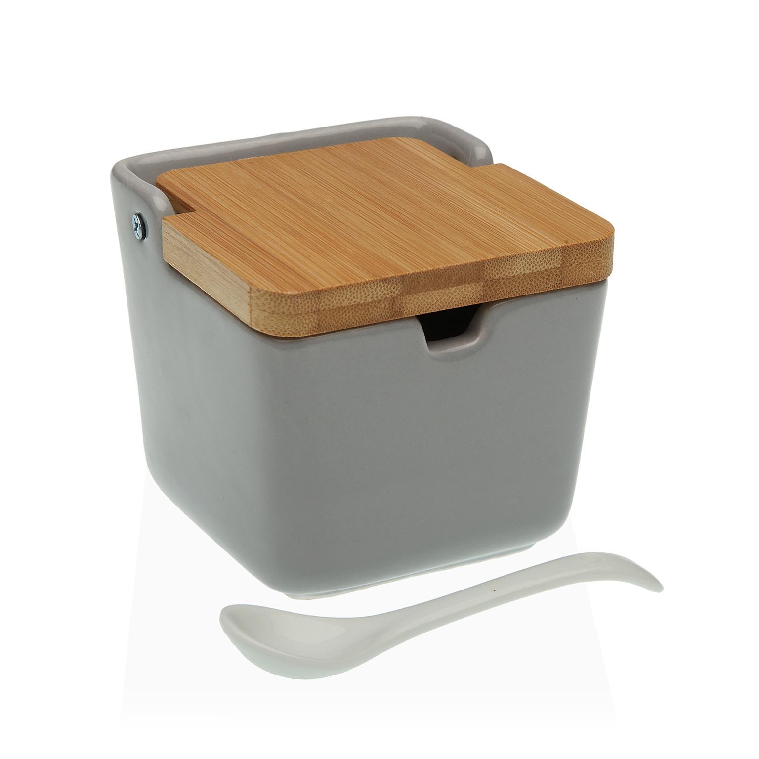 Sugar Bowl Versa With lid Ceramic (8,8 x 10,3 x 8,8 cm)/Red