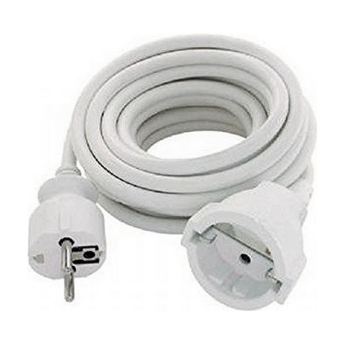 Extension Lead Schuko Silver Electronics/2 m