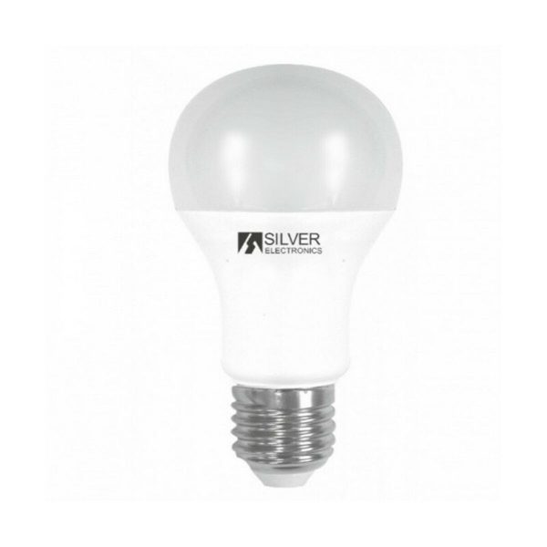 Spherical LED Light Bulb Silver Electronics 980527 E27 15W Warm light/3000K